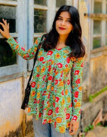 Nila Peplum Top
