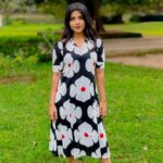 White Rose Aline Top